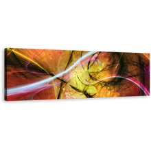 Load image into Gallery viewer, Abstract Fractal Canvas Wall Art, Colorful Abstract Wide Canvas, 3D Abstract Digital Artwork 1 Piece Canvas Print
