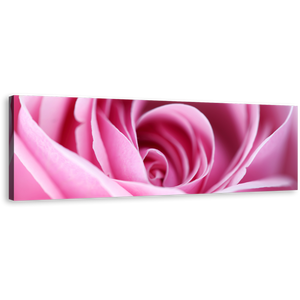 Abstract Rose Canvas Art, Purple Floral 1 Piece Canvas Print, Close Up Flowers Wall Art