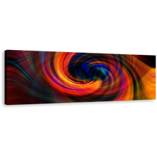 Load image into Gallery viewer, Abstract Spin Canvas Wall Art, Colorful Swirl Abstract Digital Canvas Artwork, Abstract Energy 1 Piece Canvas Print
