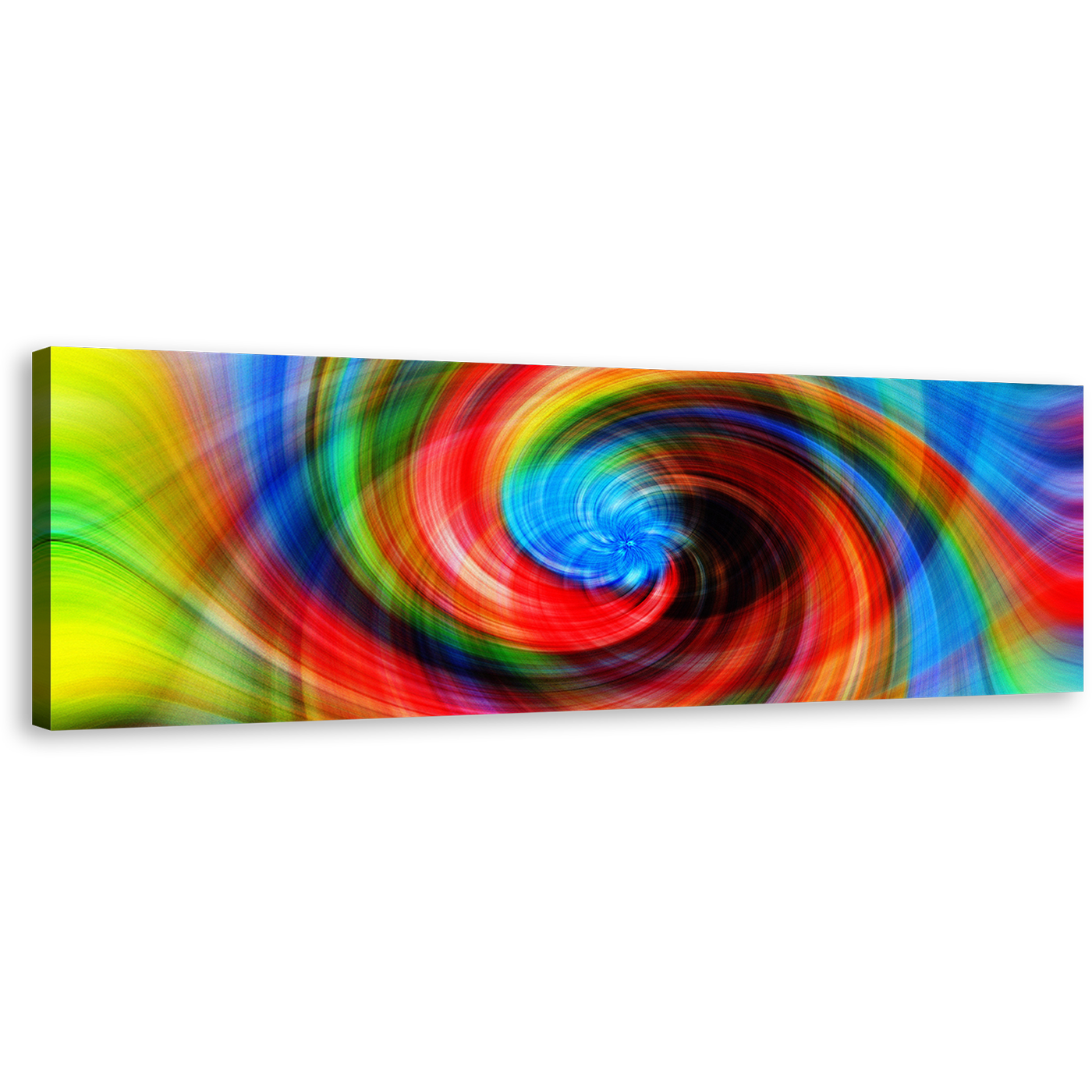 Abstract Spiral Canvas Wall Art, Colorful Abstract Digital Painting 1 Piece Canvas, Abstract Graphic Modern Digital Canvas Print