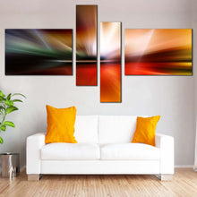 Load image into Gallery viewer, abstract pattern canvas print beautiful abstract lights 4 piece wall art colorful modern abstract multiple canvas for your Living Room
