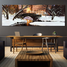 Load image into Gallery viewer, central  park  canvas  wall  art  new  york  city  park  river  canvas  print In Dinning Room
