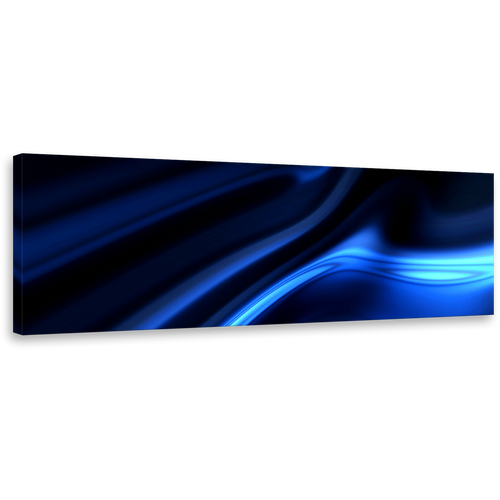 contemporary  abstract  wall  art  dark  bright  blue  artwork  beautiful  black  motion  abstract  1  piece  canvas  print