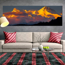 Load image into Gallery viewer, mount  machhapuchhre  canvas  wall  art  fishtail  phewa  lake  landscape  canvas  print  for Living Room
