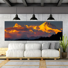 Load image into Gallery viewer, mount  machhapuchhre  canvas  wall  art  fishtail  phewa  lake  landscape  canvas  print In Living Room
