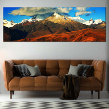 Load image into Gallery viewer, peru  landscape  canvas  wall  art  cordillera  blanca  mountain  panoramic  view  canvas  print In Living Room
