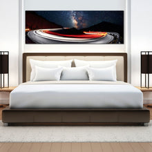 Load image into Gallery viewer, 1  panel  night  cars  light  trails  wall  decor For Bedroom
