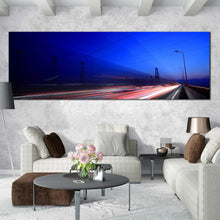 Load image into Gallery viewer, 1  panel  night  cars  light  trails  wall  decor For Living Room
