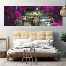 Load image into Gallery viewer, 1  piece  Huay  Mae  Kamin  Kanchanaburi  Thailand  waterfall  Canvas  wall  art For Bedroom
