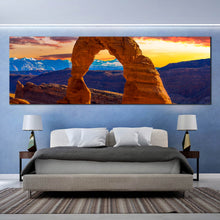 Load image into Gallery viewer, 1  piece  canvas  artwork  Desert  Arches  National  Park  Sunset  View For Bedroom
