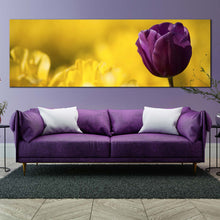 Load image into Gallery viewer, 1  piece  close  up  Purple  Tulip  artwork For Living Room
