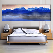 Load image into Gallery viewer, 3D  Amazing  Blue  Norwegian  Ocean  Mountains  1  Piece  art  print For Bedroom

