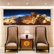 Load image into Gallery viewer, 3D  Fantasy  Landscape  Sunset  1  piece  wall  art In Living Room
