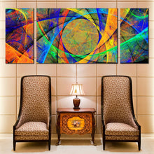 Load image into Gallery viewer, 3d  abstract  canvas  wall  art  abstract  artistic  patterns  3  piece  canvas  print  colorful  abstract  digital  multi  canvas  artwork For Living Room
