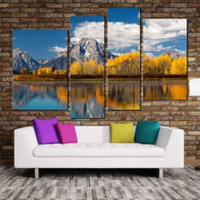 Load image into Gallery viewer, 4 panel Guadalupe River Texas canvas print decor For Living Room
