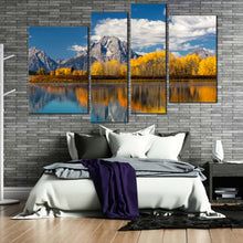 Load image into Gallery viewer, 4 panel Guadalupe River Texas canvas print decor For Bedroom
