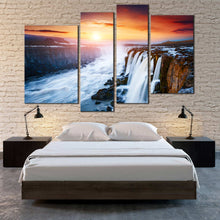 Load image into Gallery viewer, 4 panel Vatnajokull National Park print decor For Your Bedroom
