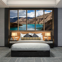 Load image into Gallery viewer, 5 panel canvas artwork Yamdrok Lake Tibet Home Decor Sacred Lakes For Bedroom

