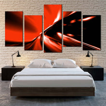 Load image into Gallery viewer, 5 piece moving traffic lighs trails canvas prints For Your Bedroom
