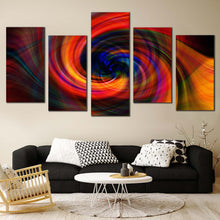 Load image into Gallery viewer, Abstract Energy Canvas Print Abstract Spin Canvas WallArt Colorful Abstract Graphic Modern Art Multiple Canvas
