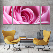 Load image into Gallery viewer, Abstract Flowers Canvas Print Close Up Rose 3 Piece Canvas Wall Art Purple Floral Triptych Canvas Set For Living Room
