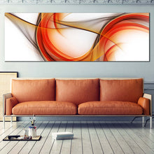 Load image into Gallery viewer, Abstract Patterns Canvas Print Red Abstract Forms 1 Piece Canvas Wall Art In Living Room
