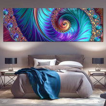 Load image into Gallery viewer, Abstract Pattern sCanvas WallArt  Abstract Fractal 1 Piece Canvas WallArt For Bedroom
