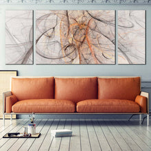 Load image into Gallery viewer, Abstract Patterns Canvas Wall Art Contemporary White Orange Abstract Canvas Print Beautiful Abstract 3 Piece Multi Canvas For Living Room
