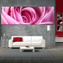 Load image into Gallery viewer, Abstract Rose Canvas WallArt  Purple Floral 1 Piece Multi Canvas Artwork  CloseUp RoseFlowers Canvas Print In Living Room
