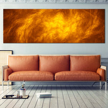 Load image into Gallery viewer, AbstractTextureCanvasWallArt  BrownOrangeAbstractFractalCanvas  CloudyModernAbstract1PieceCanvasPrint For Living Room
