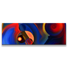 Load image into Gallery viewer, Abstract  Composition  Canvas  Wall  Art  Abstract  Fractal  Panoramic  Canvas  Abstract  Colorful  Clouds  Canvas  Artwork  Abstract  Art  Print
