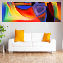 Load image into Gallery viewer, Abstract  Forms  Canvas  Wall  Art  Contemporary  Modern  Abstract  Canvas  Print  Colorful  Abstract  Patterns  Living  Room  1  Piece  Canvas In Living Room
