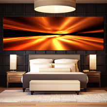 Load image into Gallery viewer, Abstract  Lights  Canvas  Wall  Art  Orange  Abstract  Pattern  Canvas  Print  Beautiful  Yellow  Modern  Abstract  Bedroom  1  Piece  Canvas For Bedroom
