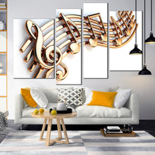 Load image into Gallery viewer, Abstract Music Note Canvas Wall Art 
