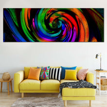 Load image into Gallery viewer, Abstract  Pattern  Canvas  Print  Red  Orange  Abstract  Fractal  Living  Room  1  Piece  Canvas  Wall  Art  Colorful  Abstract  Spiral  Multi  Canvas In Living Room
