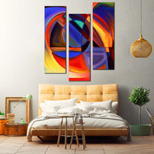 Load image into Gallery viewer, Abstract  Patterns  Canvas  Print  Colorful  Abstract  Forms  Bedroom  3  Piece  Canvas  Wall  Art  Contemporary  Modern  Abstract  Canvas  Set For Bedroom
