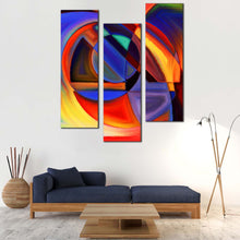 Load image into Gallery viewer, Abstract  Patterns  Canvas  Print  Colorful  Abstract  Forms  Living  Room  3  Piece  Canvas  Wall  Art  Contemporary  Modern  Abstract  Triptych  Canvas  Set For Living Room
