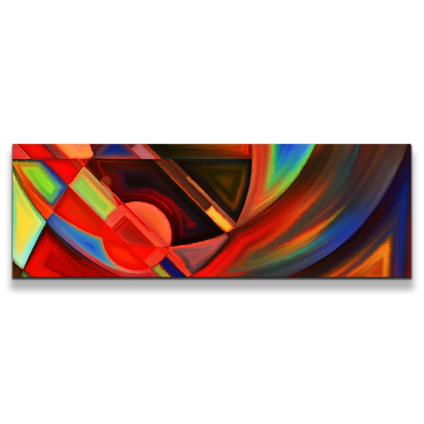 Abstract  Patterns  Canvas  Print  Colorful  Abstract  Shapes  Panoramic  Canvas  Modern  Abstract  Canvas  Wall  Art