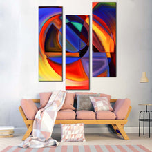 Load image into Gallery viewer, Abstract  Shape  Canvas  Wall  Art  Contemporary  Colorful  Abstract  Forms  Canvas  Print  Modern  Abstract  Patterns  Living  Room  3  Piece  Canvas In Living Room
