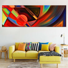 Load image into Gallery viewer, Abstract  Shapes  Canvas  Wall  Art  Colorful  Abstract  Patterns  Living  Room  1  Piece  Canvas  Print In Living Room
