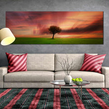 Load image into Gallery viewer, Alone  Tree  Green  Fields  large  canvas  prints For Living Room
