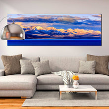 Load image into Gallery viewer, Amazing  Tibetian  Mountains  Nam  Lake  Paronamics  canvas  photography For Living Room
