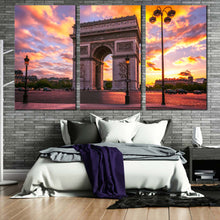 Load image into Gallery viewer, Arc de Triomphe Paris city at sunset For Bedroom
