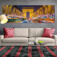 Load image into Gallery viewer, Arc  de  Triomphe  view  Paris  city  France  1  piece  wall  art For Living Room
