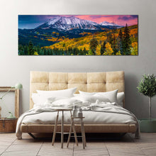 Load image into Gallery viewer, Autumn Landscape Canvas Wall Art White Fall Mountain 1 Piece Canvas Print For Bedroom
