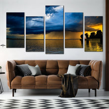 Load image into Gallery viewer, Baltic Amazing Palm Tree 5 Piece photography prints For Your Living Room
