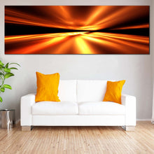 Load image into Gallery viewer, Beautiful  Abstract  Canvas  Wall  Art  Yellow  Abstract  Lights  Multiple  Canvas  Orange  Modern  Abstract  Pattern  Living  Room  1  Piece  Canvas  Print For Living Room
