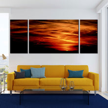 Load image into Gallery viewer, Beautiful  Dark  Sky  Clouds  3  piece  Abstract  Wall  Art For Living Room
