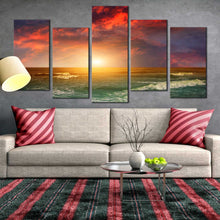 Load image into Gallery viewer, Beautiful Indain Ocean Muti Panel Art Work For Your Living Room
