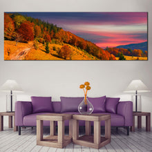 Load image into Gallery viewer, Beautiful  Landscape  Canvas  Print  Blue  Sky  Landscape  Scenery  Canvas  Set  Orange  Trees  Autumn  Mountains  Living  Room  1  Piece  Canvas  Wall  Art For Living Room
